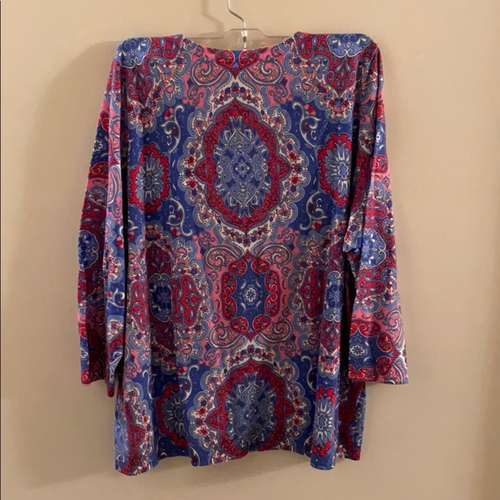 Talbots printed cardigan - Picture 4 of 4